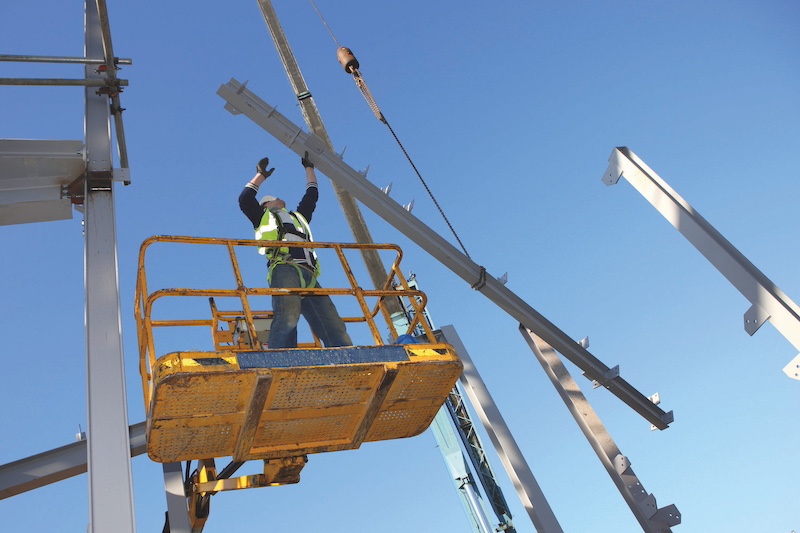 werken met hoogtewerker